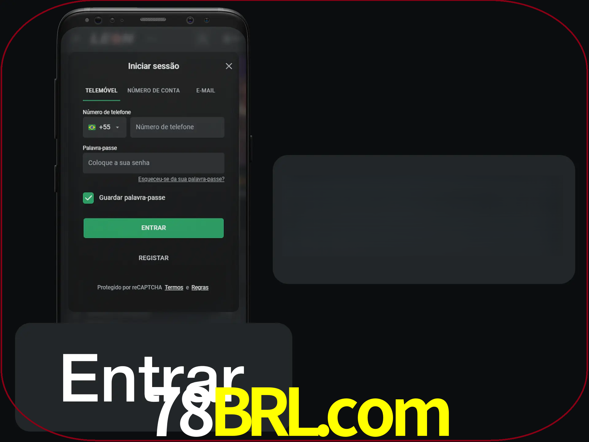 Faça o login para começar a apostar e jogar no cassino.